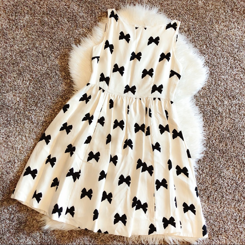 Kate Spade Carolyn Bow Print Dress